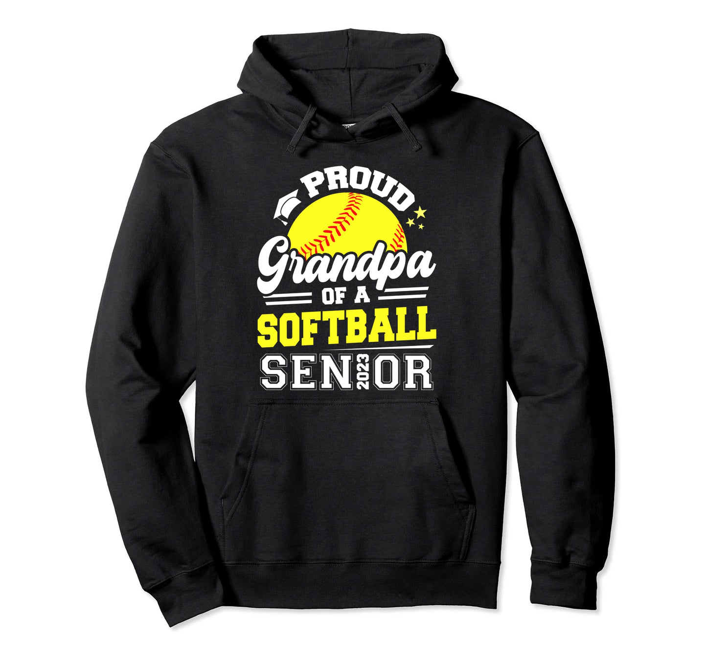 Proud Grandpa 2023 Senior Graduate Hoodie - Custom Art Print Unisex - T-Shirt, Sweatshirt, Hoodie