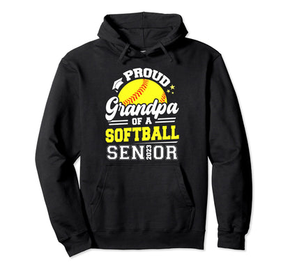 Proud Grandpa 2023 Senior Graduate Hoodie - Custom Art Print Unisex - T-Shirt, Sweatshirt, Hoodie