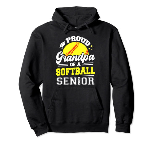 Proud Grandpa 2023 Senior Graduate Hoodie - Custom Art Print Unisex - T-Shirt, Sweatshirt, Hoodie