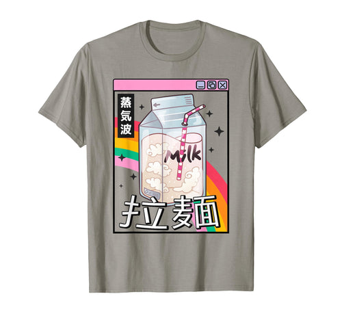Japan Milk Carton Kawaii Rainbow T-Shirt - Aesthetic Graphic Men Women - T-Shirt, Sweatshirt, Hoodie