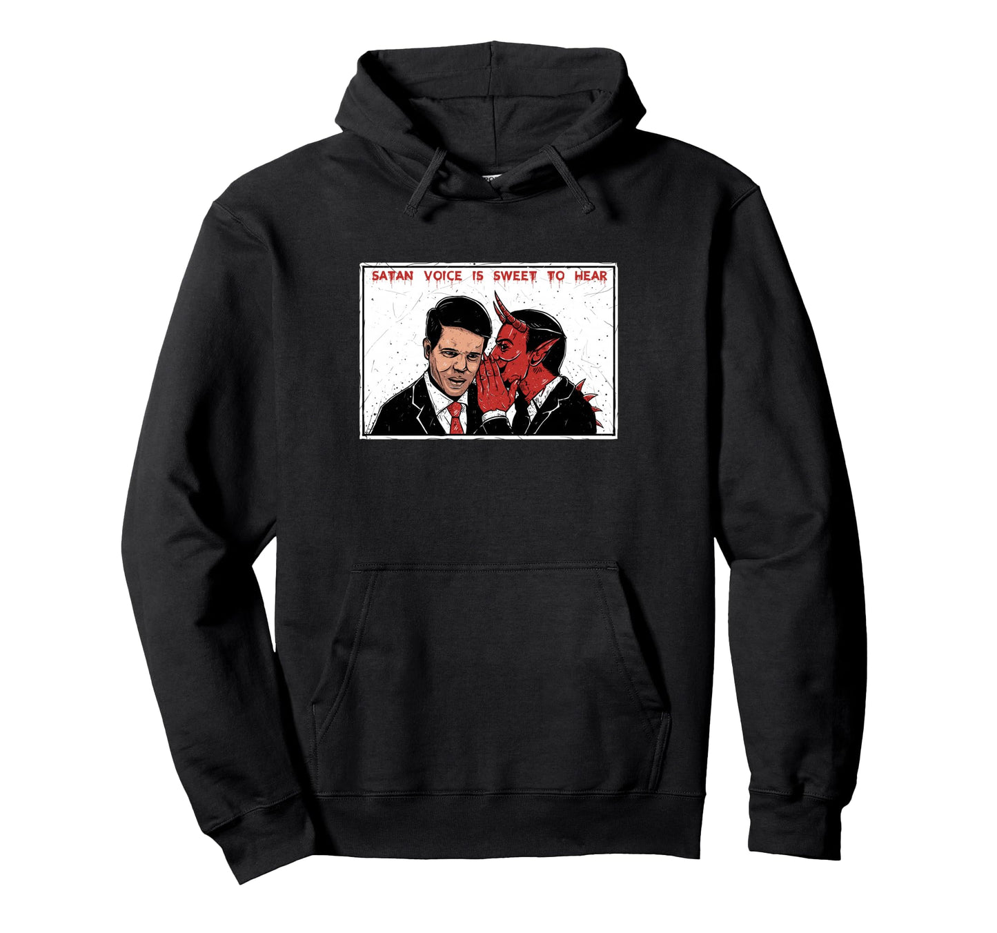 Satan Voice Is Sweet To Hear Aesthetic Hoodie - Fun Novelty Design Unisex - T-Shirt, Sweatshirt, Hoodie