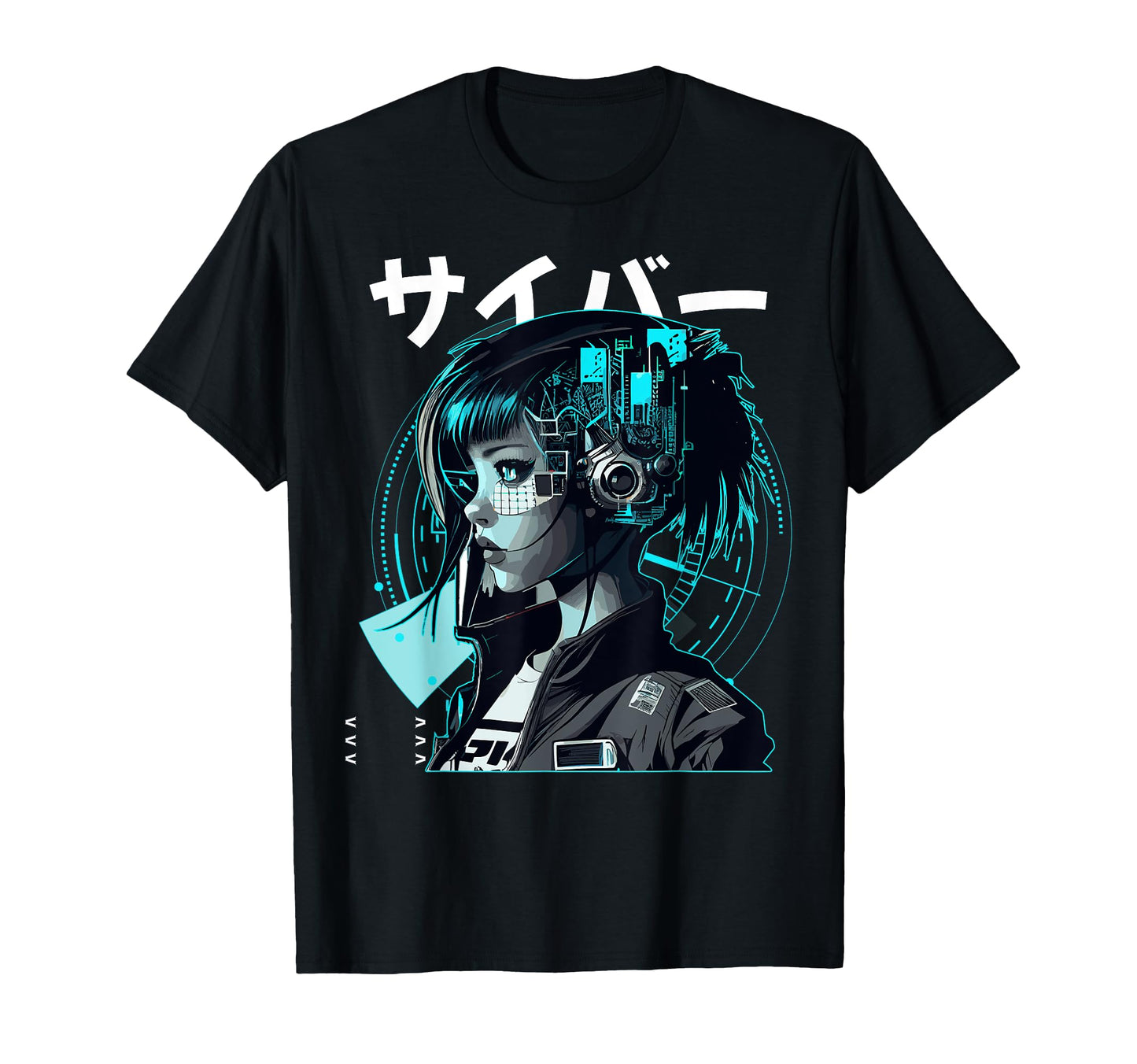 Japanese Cyber Anime Cyborg T-Shirt - Custom Art Print for Adults - T-Shirt, Sweatshirt, Hoodie
