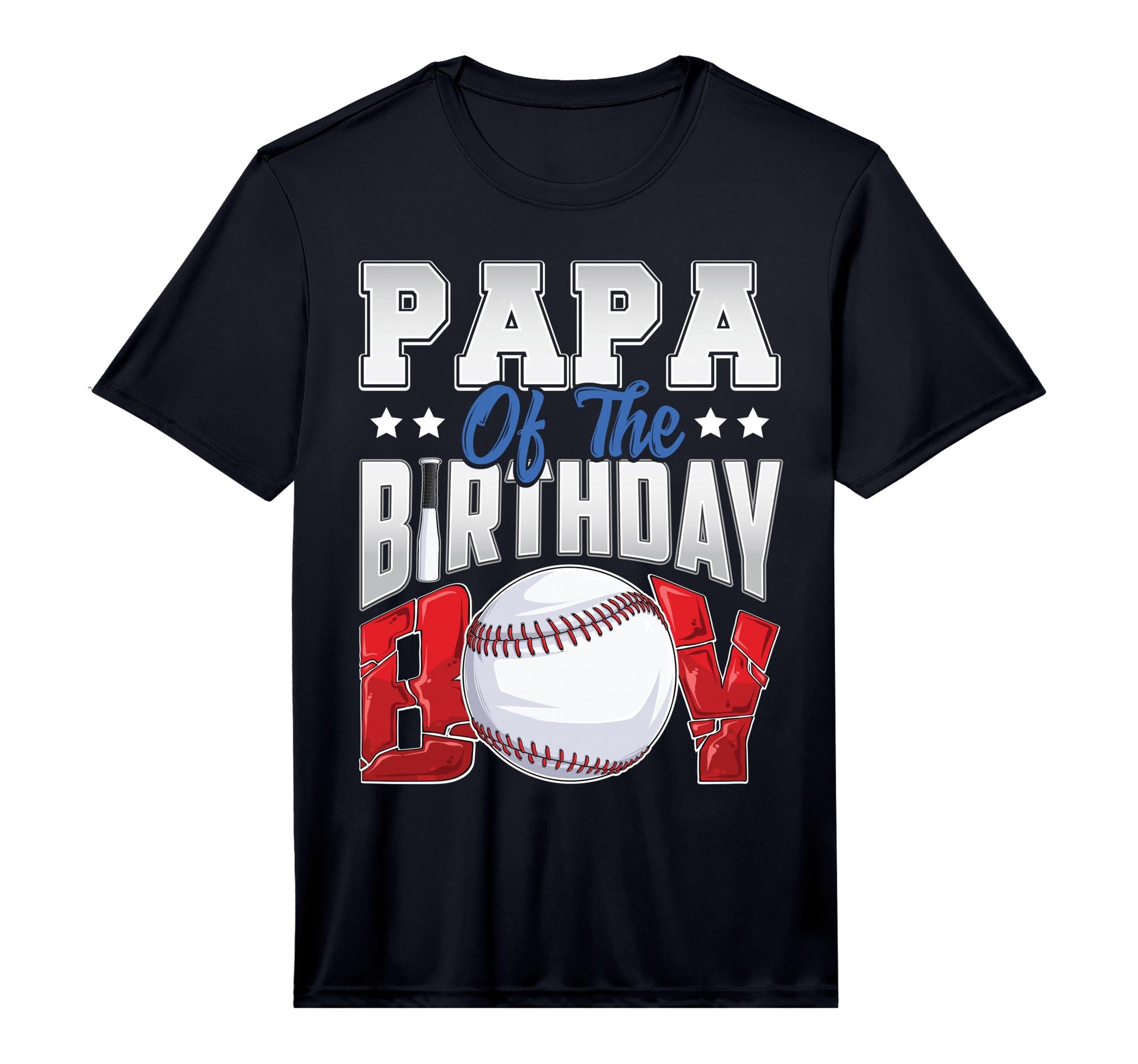 Papa Baseball Birthday Family Baller T-Shirt - Minimalist Print for Adults - T-Shirt, Sweatshirt, Hoodie