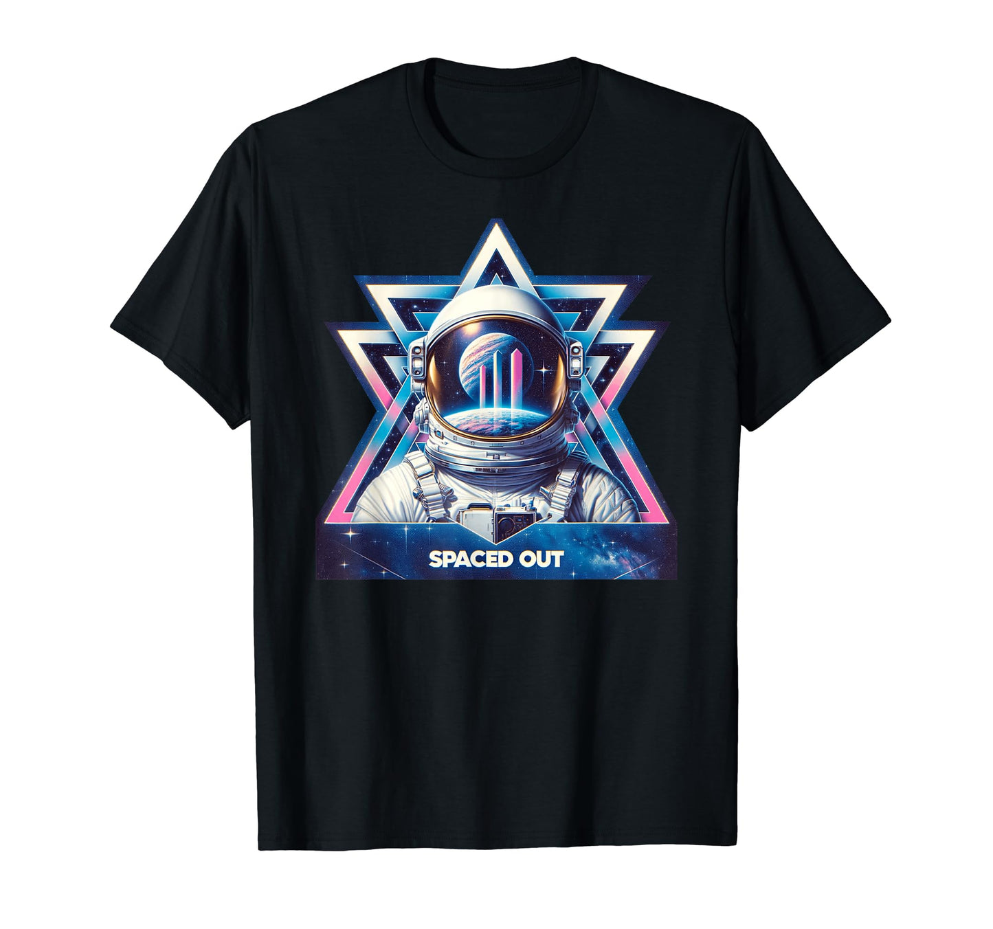 Spaced Out Astronaut Aesthetic T-Shirt - Aesthetic Graphic for Adults - T-Shirt, Sweatshirt, Hoodie