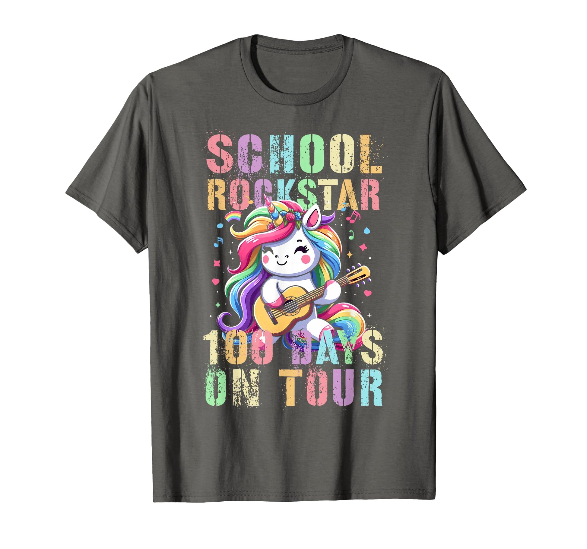 Bright School Rockstar 100 Days Tour T-Shirt - Minimalist Print Men Women - T-Shirt, Sweatshirt, Hoodie
