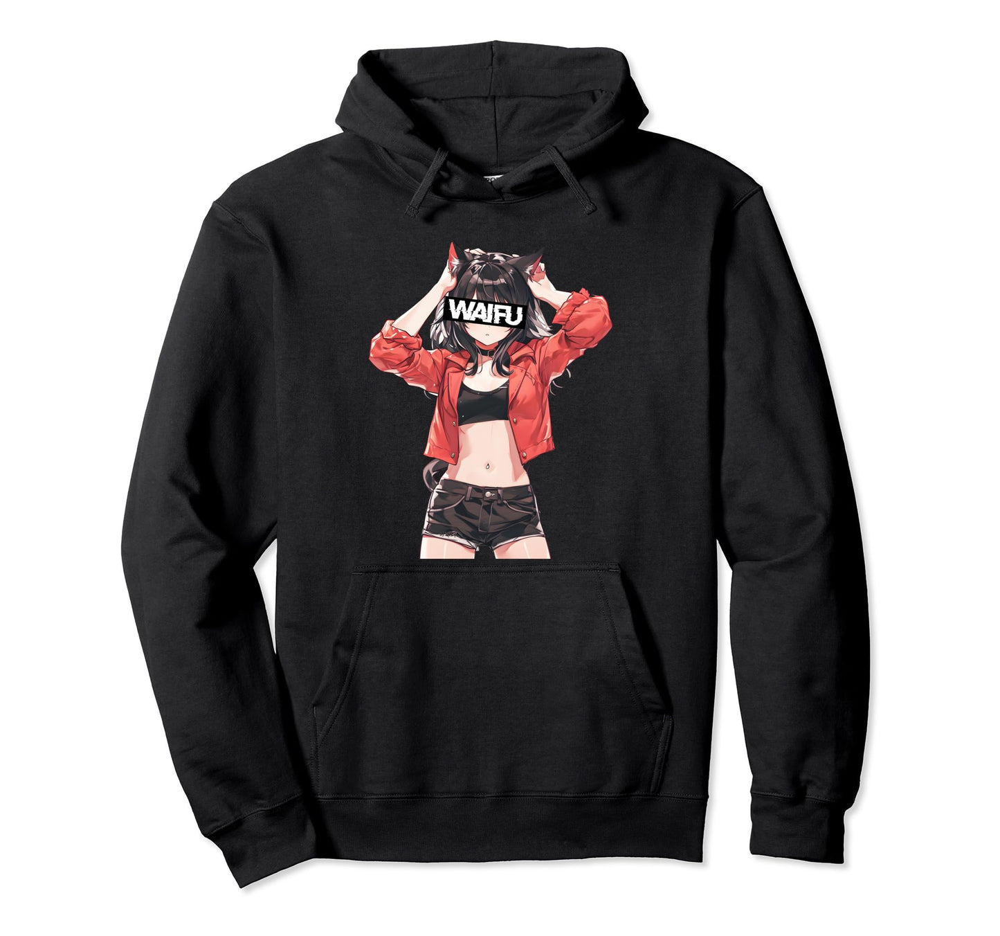 Japanese Aesthetic Waifu Anime Otaku Hoodie - Minimalist Print Men Women - T-Shirt, Sweatshirt, Hoodie