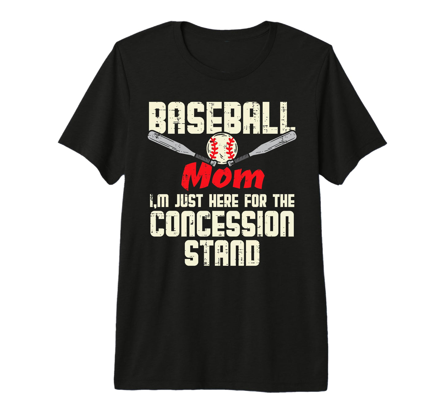Mom Baseball Concession Stand Family T-Shirt - Streetwear Style Men Women - T-Shirt, Sweatshirt, Hoodie