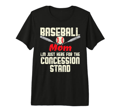 Mom Baseball Concession Stand Family T-Shirt - Streetwear Style Men Women - T-Shirt, Sweatshirt, Hoodie