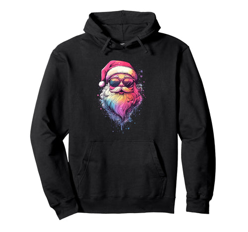 Y2K Santa Claus Colorful Holiday Hoodie - Graphic Print Unisex - T-Shirt, Sweatshirt, Hoodie