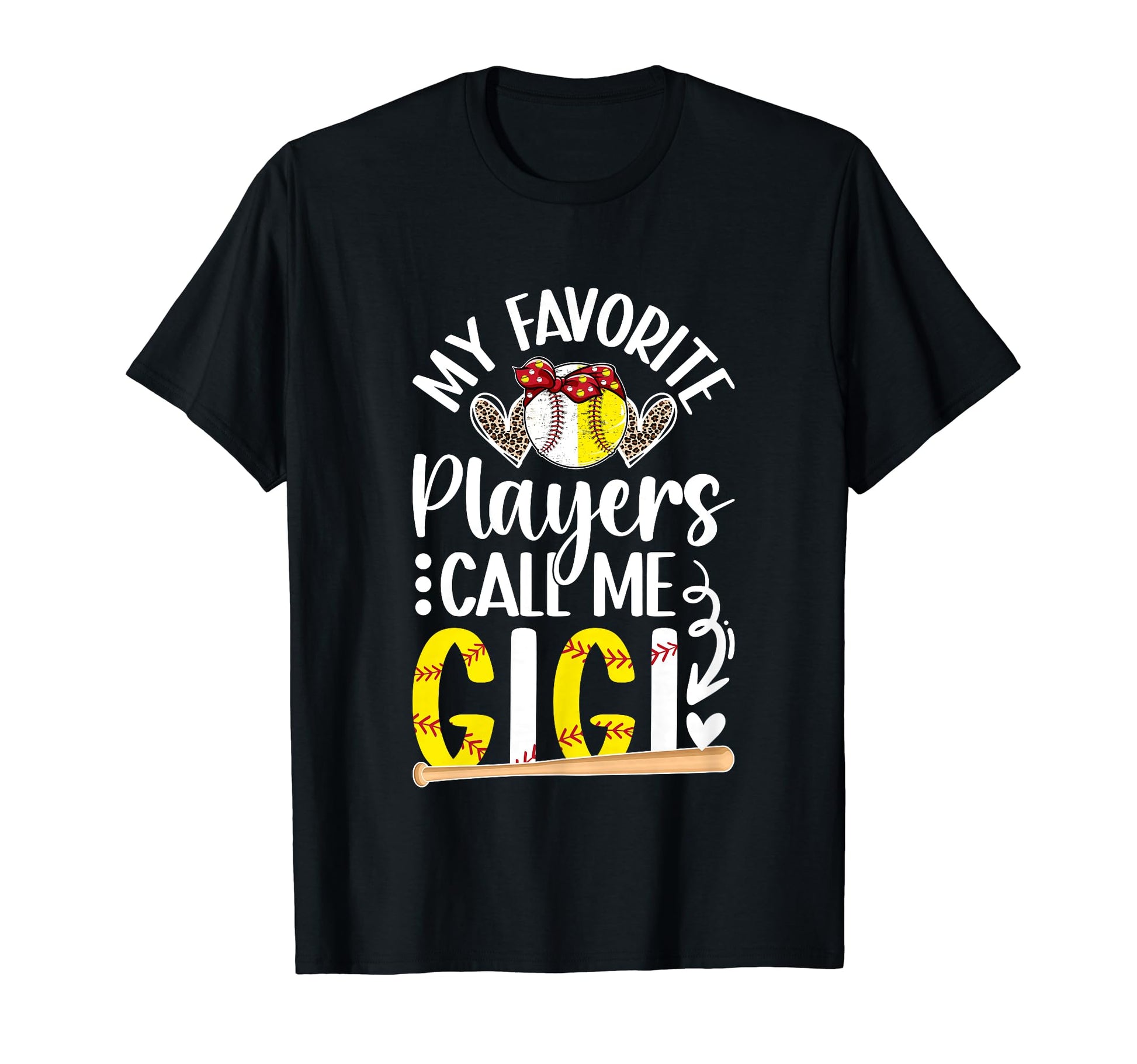 Favorite Players Call Me Gigi Baseball T-Shirt - Graphic Print for Adults - T-Shirt, Sweatshirt, Hoodie