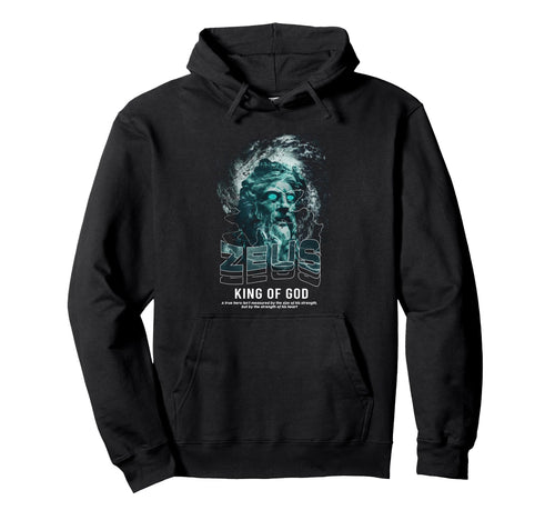 Zeus King God Aesthetic Edgy Streetwear Hoodie - Unique Graphic Unisex - T-Shirt, Sweatshirt, Hoodie