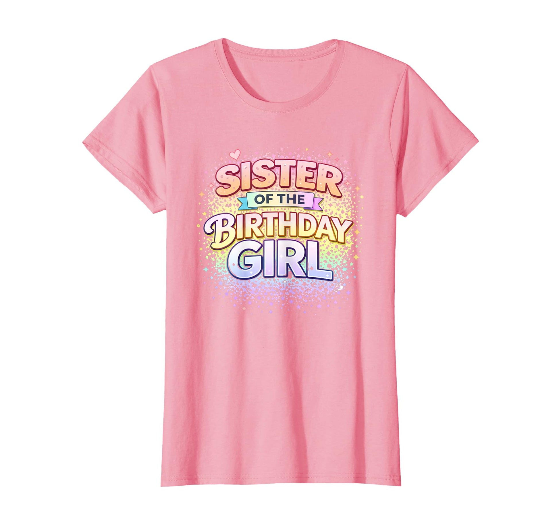 Sister Birthday Groovy Rainbow T-Shirt - Fun Novelty Design for Adults - T-Shirt, Sweatshirt, Hoodie