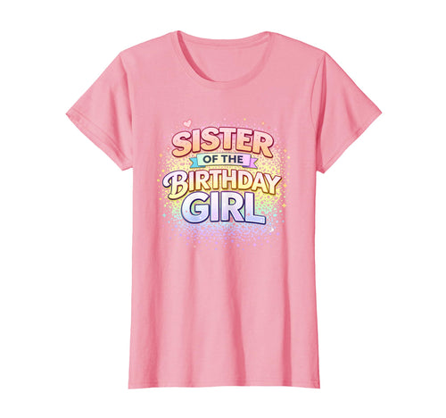 Sister Birthday Groovy Rainbow T-Shirt - Fun Novelty Design for Adults - T-Shirt, Sweatshirt, Hoodie