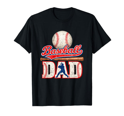 Baseball Dad Sports Fathers Day T-Shirt - Streetwear Style for Adults - T-Shirt, Sweatshirt, Hoodie