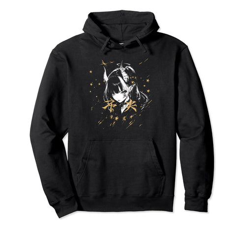 Goth Grunge Demon Anime Waifu Hoodie - Fun Novelty Design for Adults - T-Shirt, Sweatshirt, Hoodie