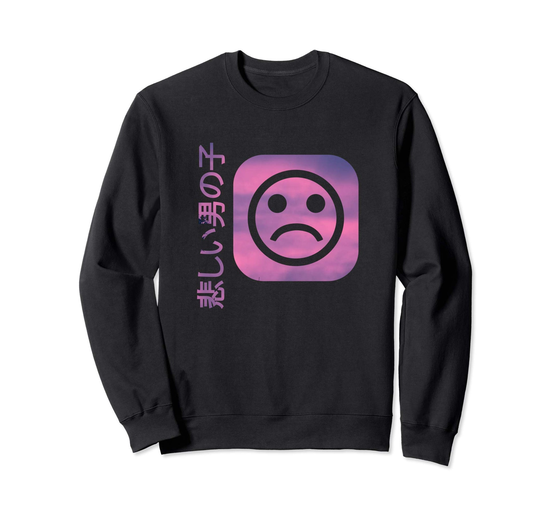 Japanese Vaporwave Edgy Sweatshirt - Aesthetic Graphic for Adults - T-Shirt, Sweatshirt, Hoodie