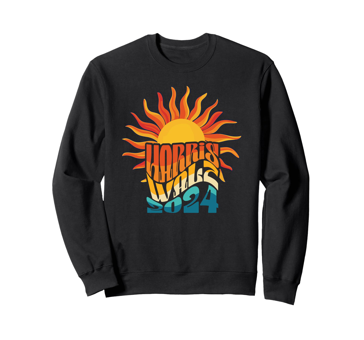 Kamala Harris Doug Walz 2024 Sweatshirt - Casual Everyday Wear Men Women - T-Shirt, Sweatshirt, Hoodie