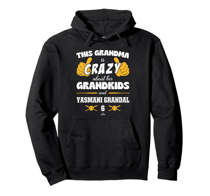 Grandma Crazy Yasmani Grandal Pittsburgh Hoodie - Novelty Apparel Unisex - T-Shirt, Sweatshirt, Hoodie