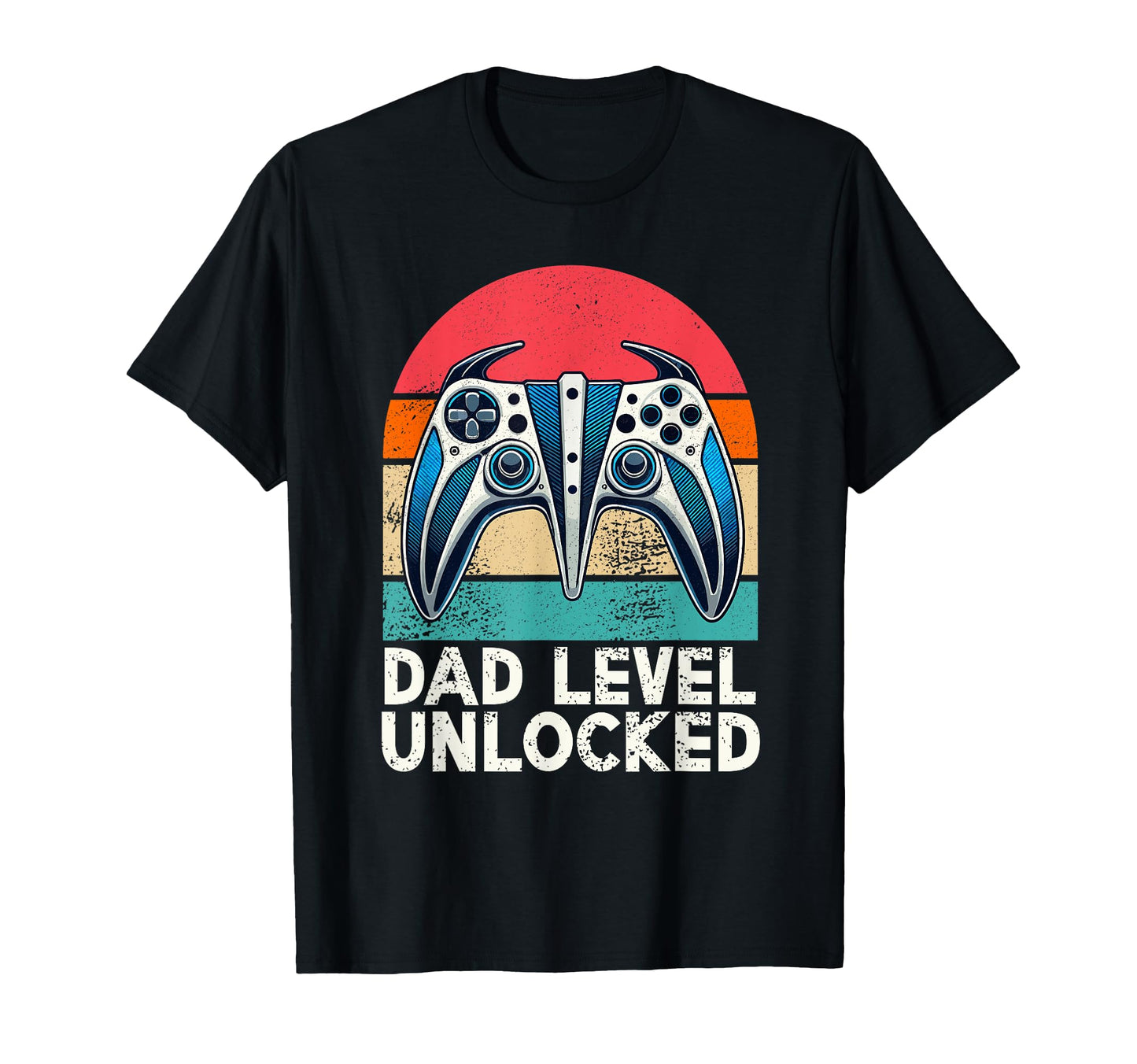Dad Level Unlocked Controller Papa T-Shirt - Unique Graphic for Adults - T-Shirt, Sweatshirt, Hoodie