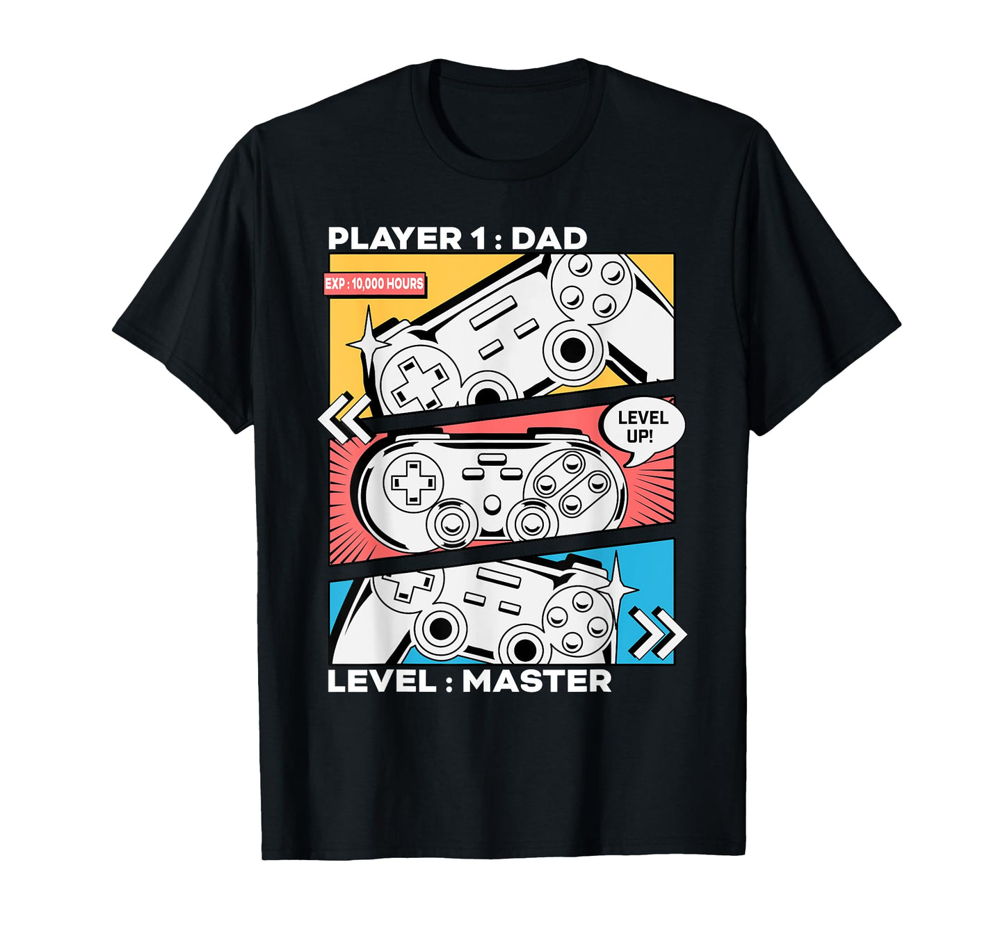 Funny Dad Level Unlocked Master Level T-Shirt - Unique Graphic for Adults - T-Shirt, Sweatshirt, Hoodie