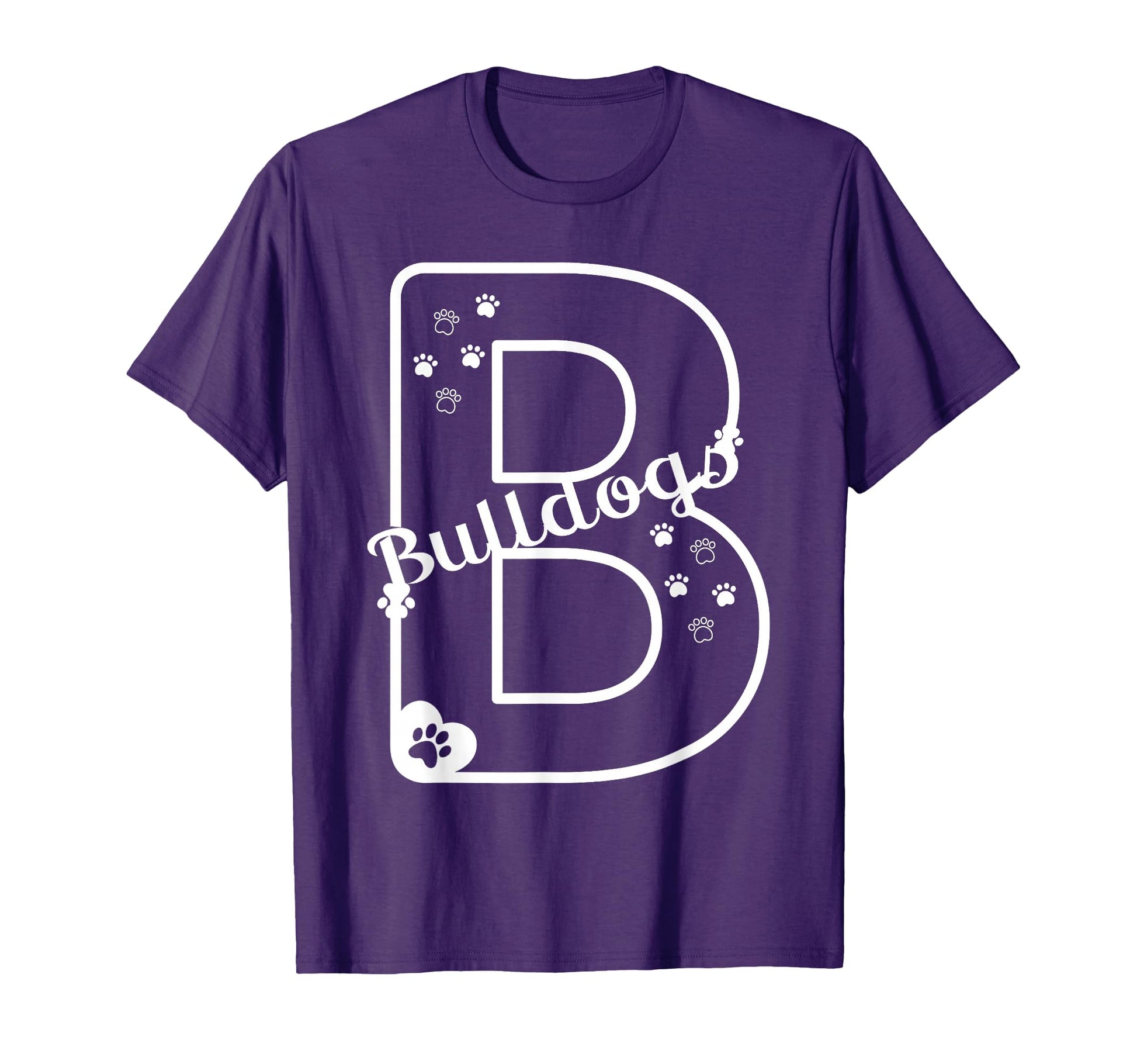 Bulldogs Mascot School Sports Fan T-Shirt - Minimalist Print for Adults - T-Shirt, Sweatshirt, Hoodie