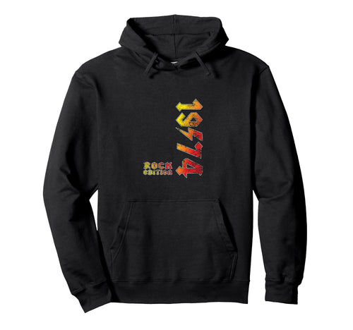 1974 Rock Music Lovers Gift Hoodie - Unique Graphic Unisex - T-Shirt, Sweatshirt, Hoodie