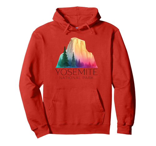 Yosemite National Park Half Dome Camp Hoodie - Minimalist Print Men Women - T-Shirt, Sweatshirt, Hoodie