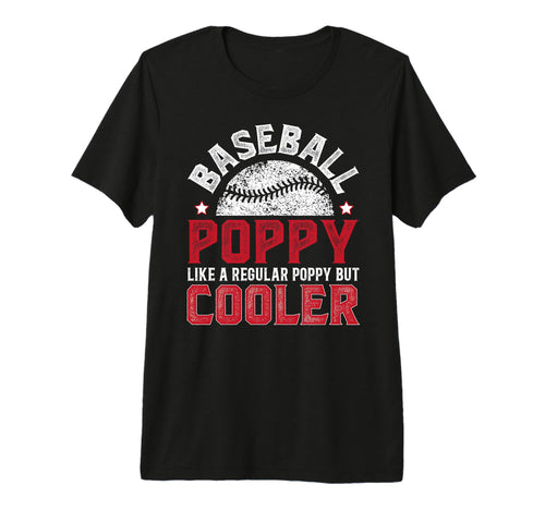 Mens Baseball Poppy Grandpa Poppy T-Shirt - Aesthetic Graphic for Adults - T-Shirt, Sweatshirt, Hoodie