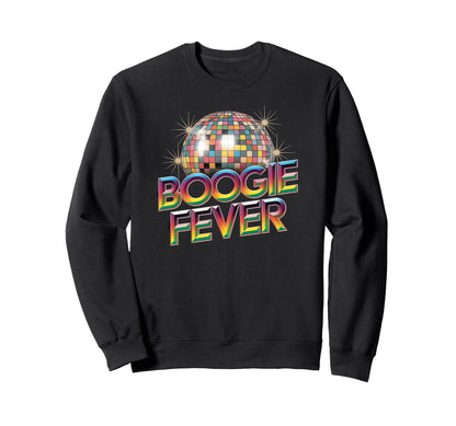 Disco Ball Boogie Fever Sweatshirt - Casual Everyday Wear for Adults - T-Shirt, Sweatshirt, Hoodie