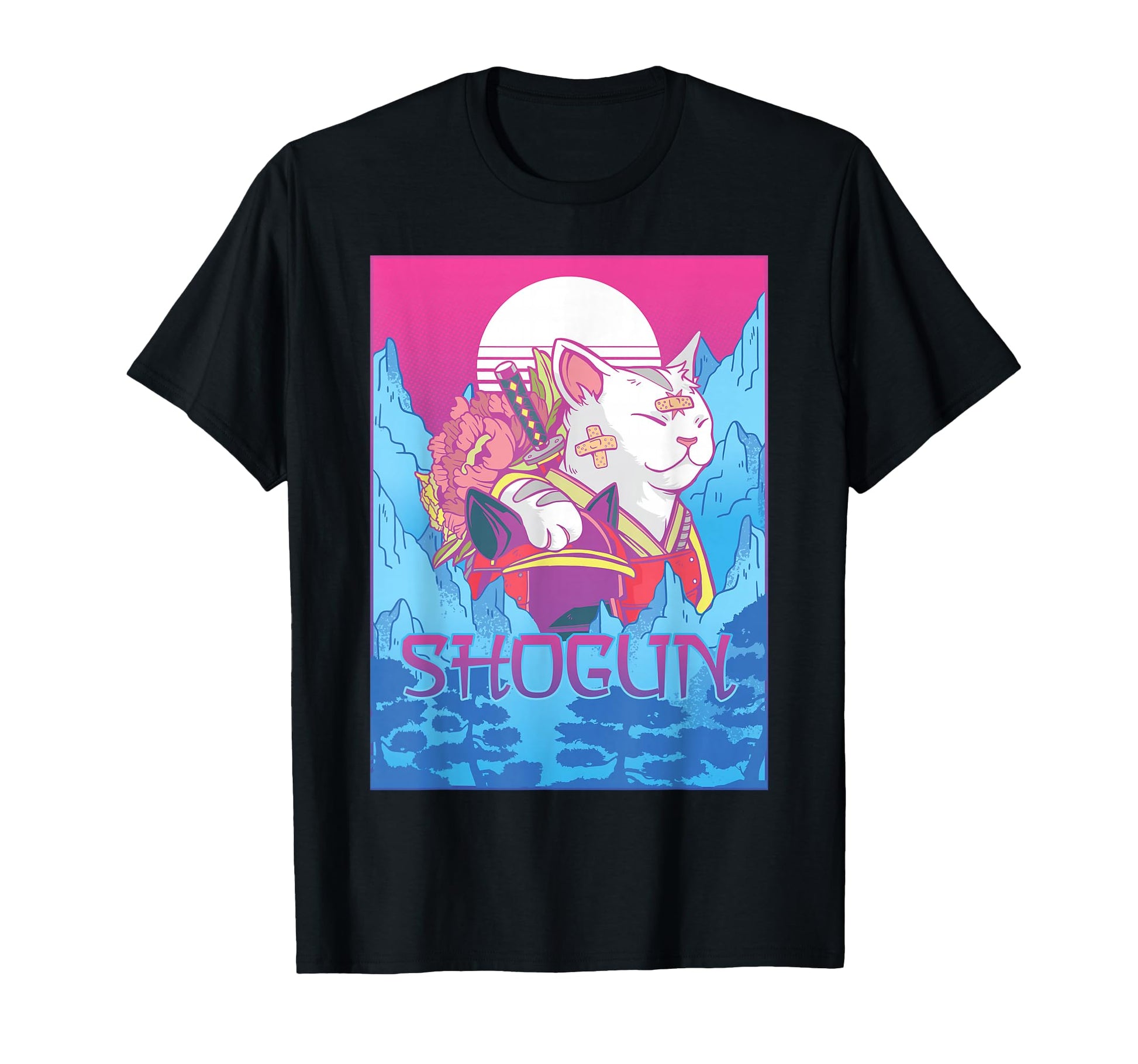 Japanese Aesthetic Shogun Mountains T-Shirt - Novelty Apparel for Adults - T-Shirt, Sweatshirt, Hoodie