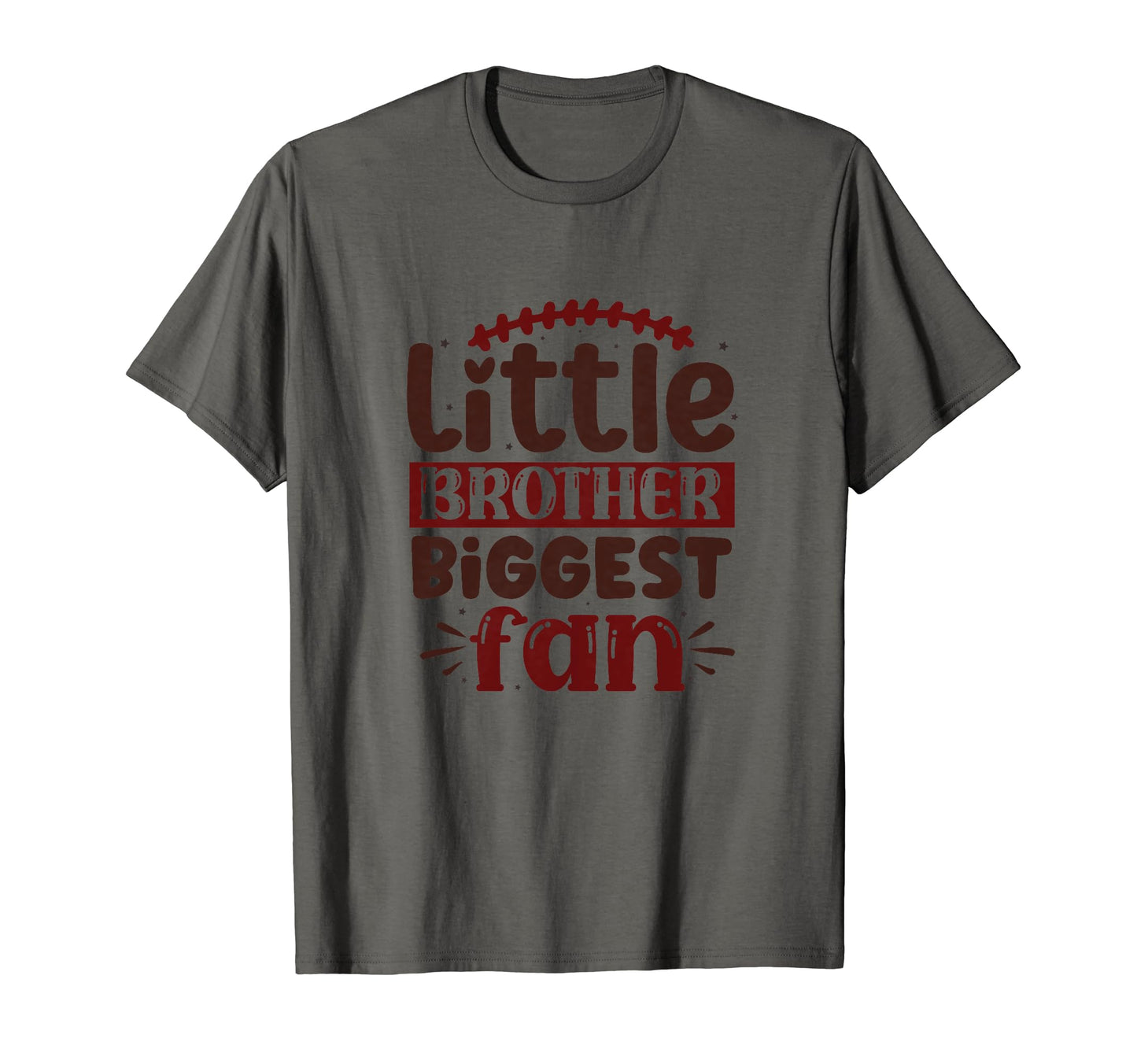 Little Brother Biggest Fan Awesome T-Shirt - Minimalist Print Unisex - T-Shirt, Sweatshirt, Hoodie