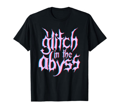 Glitch Abyss Gothic Y2K T-Shirt - Casual Everyday Wear for Adults - T-Shirt, Sweatshirt, Hoodie