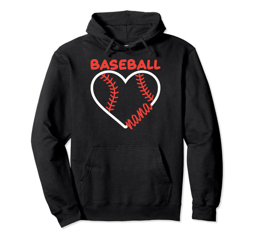 Baseball Grandma Baseball Grandparents Hoodie - Unique Graphic Men Women - T-Shirt, Sweatshirt, Hoodie