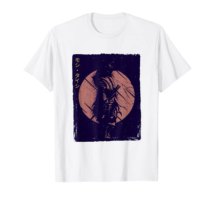90S Samurai Warrior Japanese T-Shirt - Aesthetic Graphic for Adults - T-Shirt, Sweatshirt, Hoodie