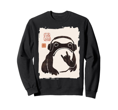 Funny Matsumoto Hoji Grumpy Frog Sweatshirt - Aesthetic Graphic Unisex - T-Shirt, Sweatshirt, Hoodie