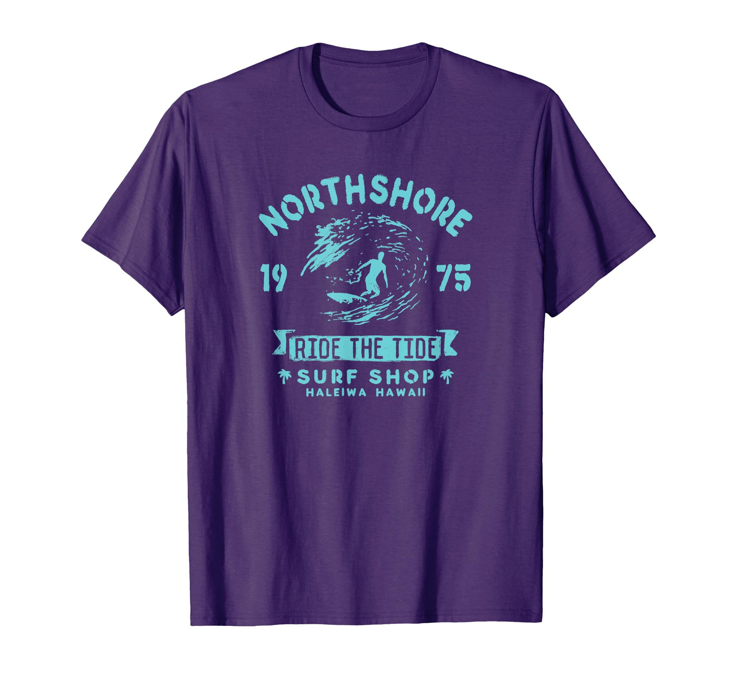North Shore 1975 Surf Logo T-Shirt - Novelty Apparel Unisex - T-Shirt, Sweatshirt, Hoodie