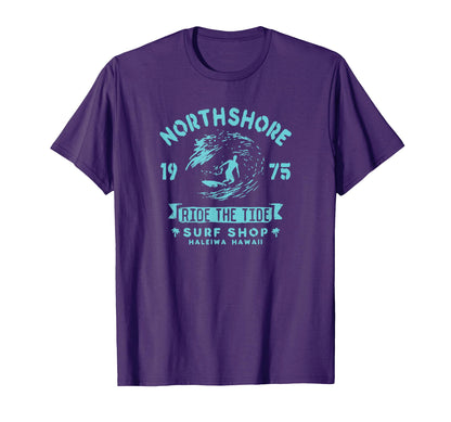 North Shore 1975 Surf Logo T-Shirt - Novelty Apparel Unisex - T-Shirt, Sweatshirt, Hoodie