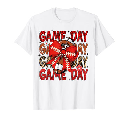 Game Day Red Football Mom Touchdown T-Shirt - Streetwear Style Men Women - T-Shirt, Sweatshirt, Hoodie