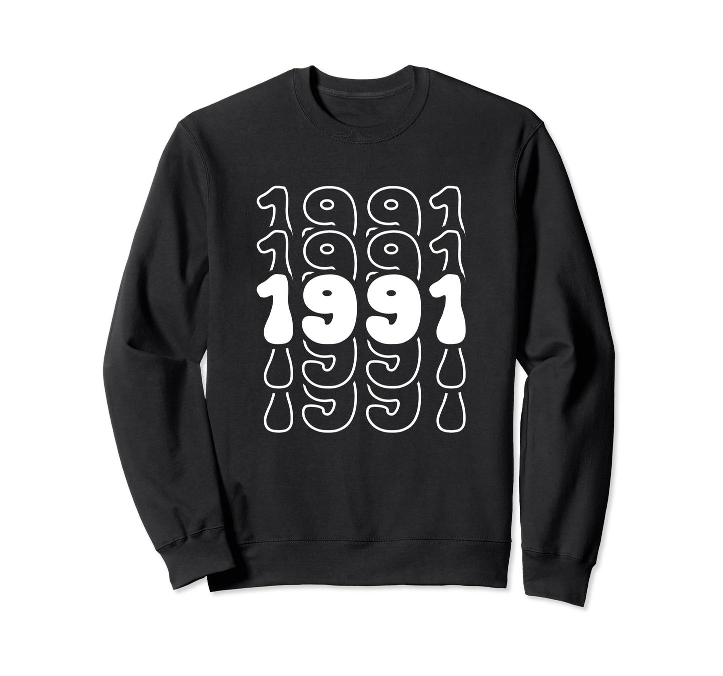 33 Year Old Groovy 33Rd Sweatshirt - Fun Novelty Design for Adults - T-Shirt, Sweatshirt, Hoodie