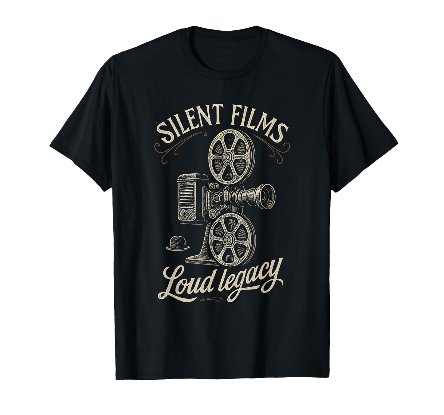 Silent Film Projector Cinema Reel T-Shirt - Novelty Apparel for Adults - T-Shirt, Sweatshirt, Hoodie