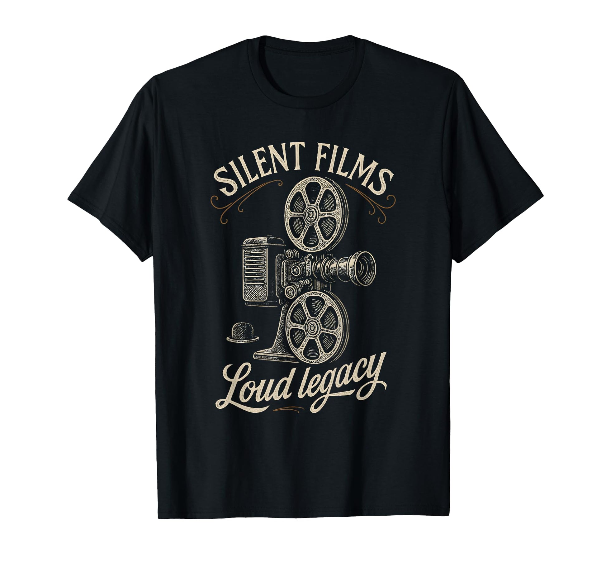 Silent Film Projector Cinema Reel T-Shirt - Novelty Apparel for Adults - T-Shirt, Sweatshirt, Hoodie