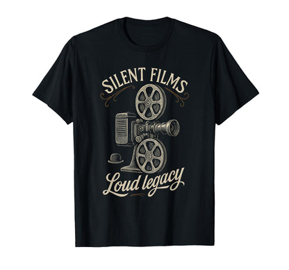 Silent Film Projector Cinema Reel T-Shirt - Novelty Apparel for Adults - T-Shirt, Sweatshirt, Hoodie