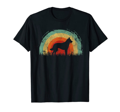 Belgian Malinois Rainbow Dog T-Shirt - Minimalist Print for Adults - T-Shirt, Sweatshirt, Hoodie