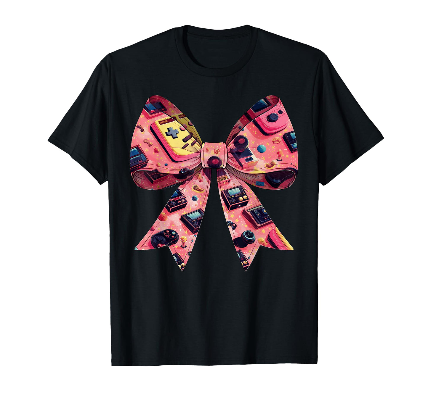 Coquette Bow Arcade Gaming Mothers T-Shirt - Streetwear Style Men Women - T-Shirt, Sweatshirt, Hoodie