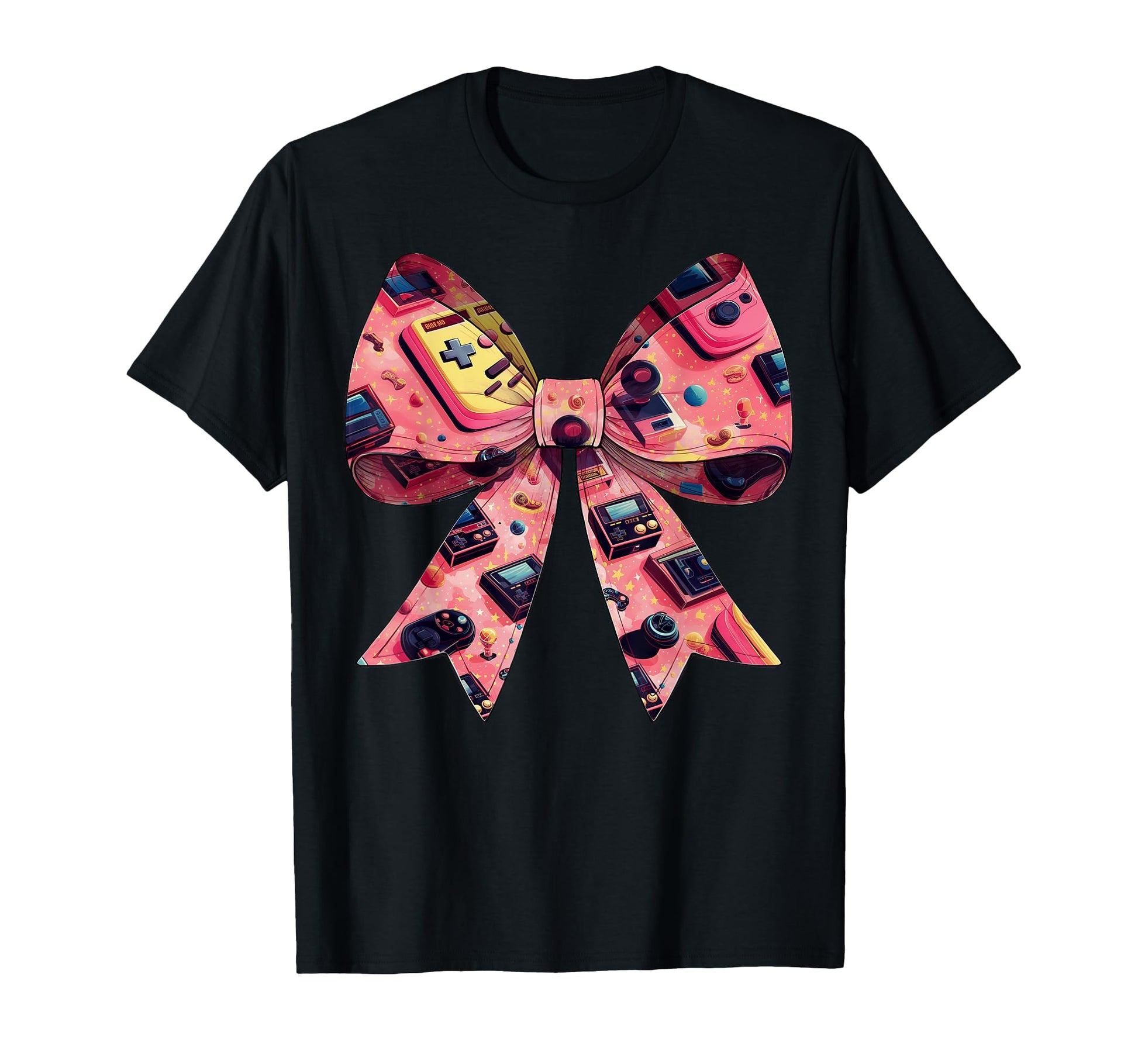 Coquette Bow Arcade Gaming Mothers T-Shirt - Streetwear Style Men Women - T-Shirt, Sweatshirt, Hoodie