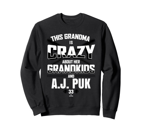Grandma Crazy J Puk Arizona Sweatshirt - Minimalist Print for Adults - T-Shirt, Sweatshirt, Hoodie