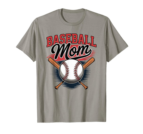 Baseball Mom Proud Baseball T-Shirt - Fun Novelty Design Men Women - T-Shirt, Sweatshirt, Hoodie