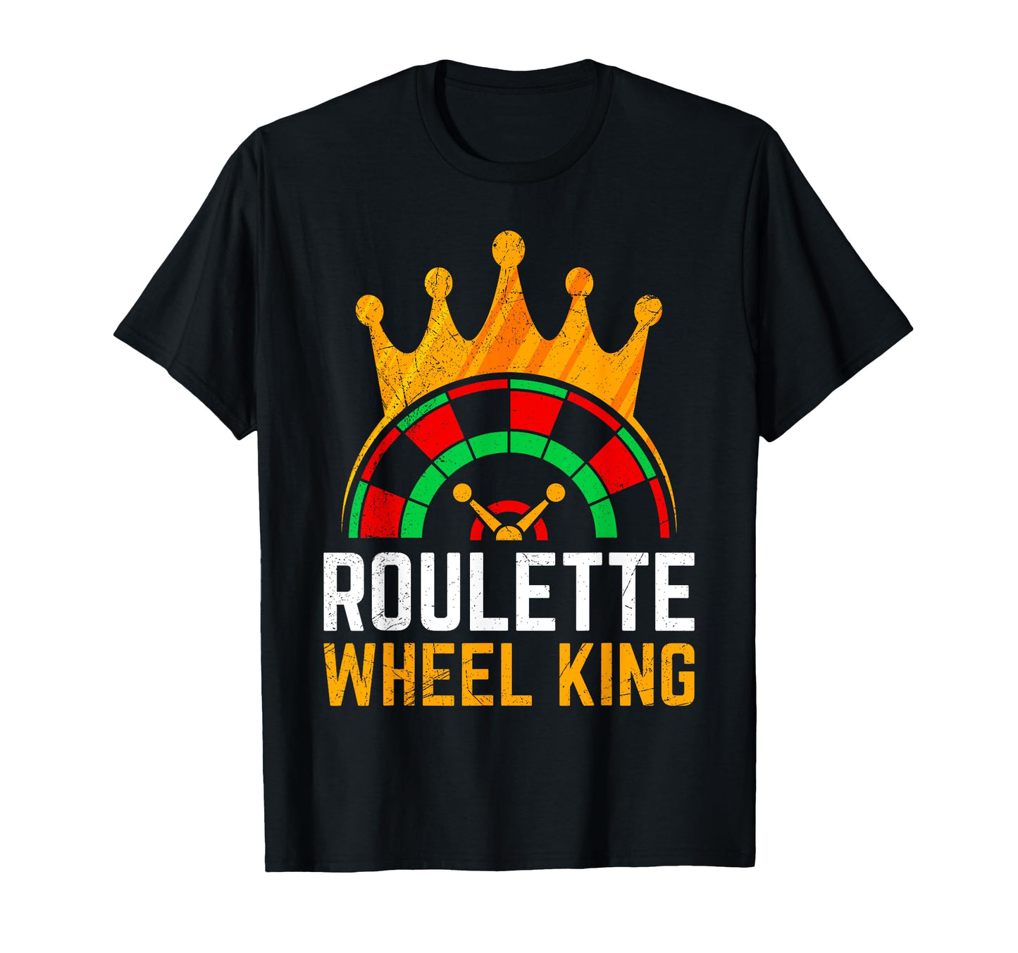 Roulette Wheel King Funny Roulette T-Shirt - Custom Art Print for Adults - T-Shirt, Sweatshirt, Hoodie