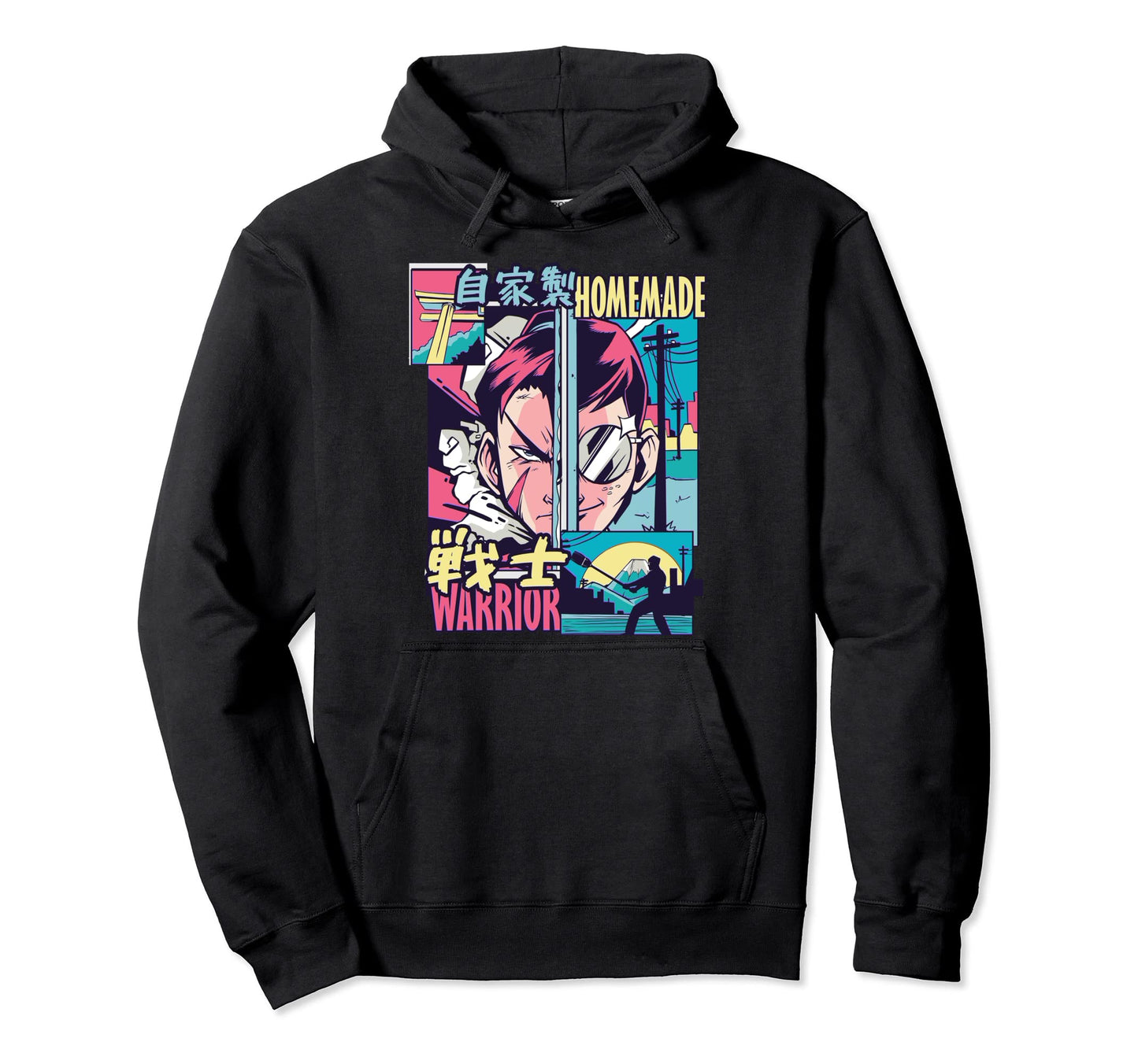 90S Vaporwave Aesthetic Japanese Anime Hoodie - Custom Art Print Men Women - T-Shirt, Sweatshirt, Hoodie