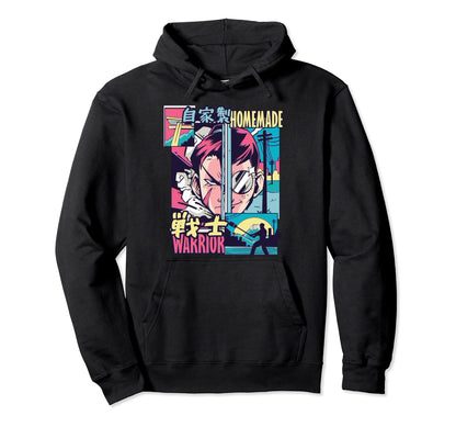 90S Vaporwave Aesthetic Japanese Anime Hoodie - Custom Art Print Men Women - T-Shirt, Sweatshirt, Hoodie